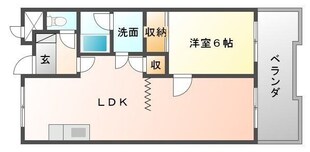 ル・モンド交成の物件間取画像